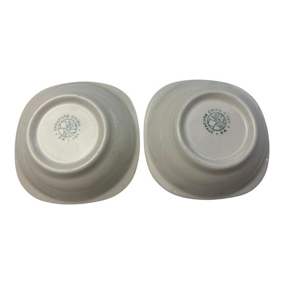 Vintage Syracuse China Bird of Paradise Floral Set of 2 Ashtrays Ceramic‎ - Picture 2 of 5